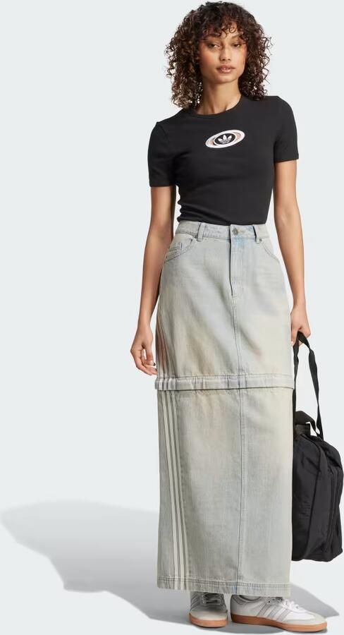 Adidas Originals Campus Cut Out T-Shirt Zwart- Dames Zwart - Foto 5