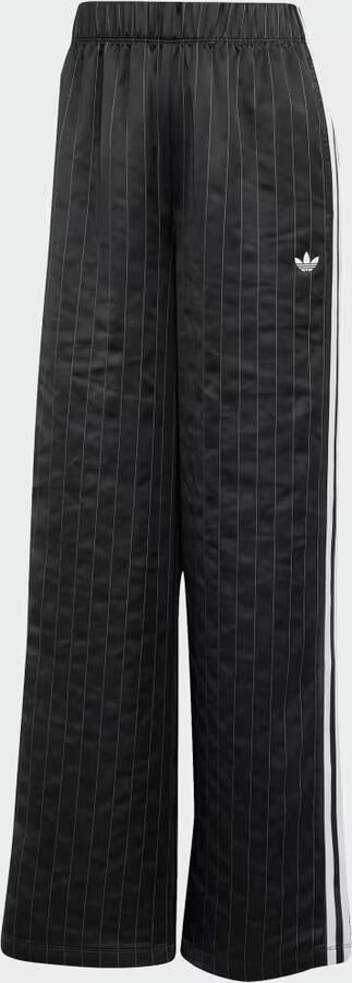 Adidas Originals Wide-Leg Broek met 3 Strepen Women Trainingsbroeken zwart Maat L Kleding - Foto 5