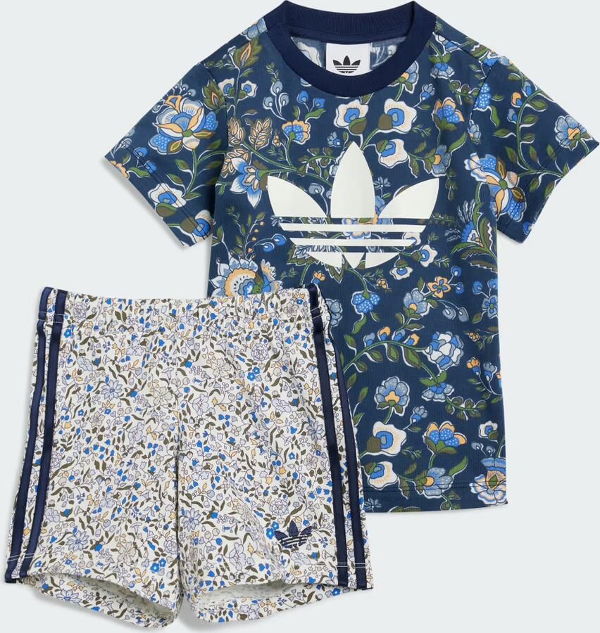 Adidas Originals x Liberty London Short T-shirt Set Kids