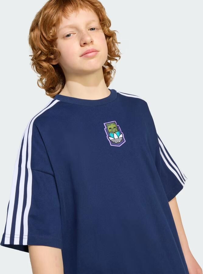 Adidas Originals X Minecraft Graphic T-shirt Kids - Foto 3