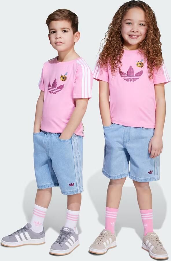 Adidas Originals x Minecraft T-shirt en Short Set