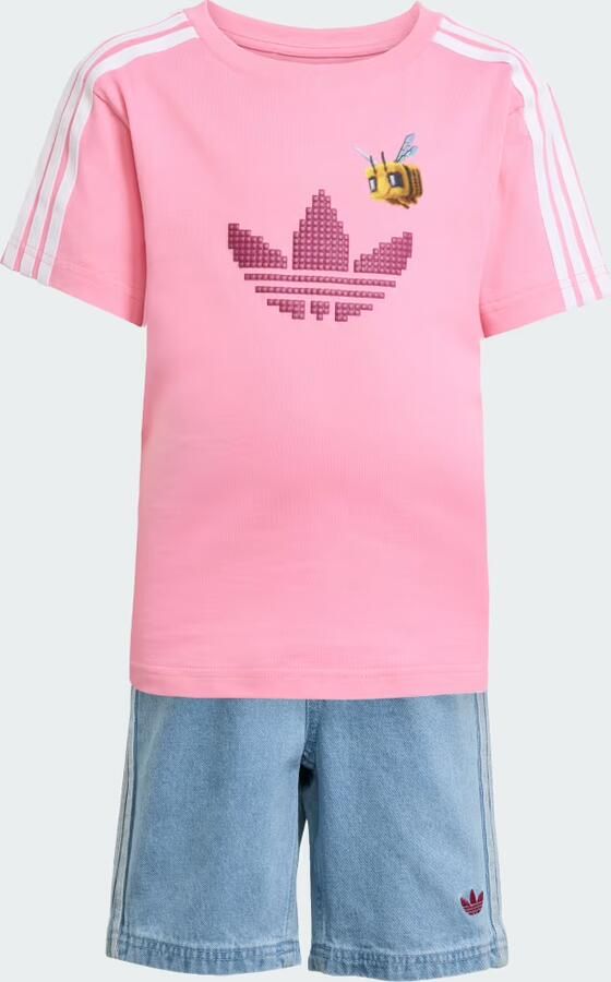 Adidas Originals x Minecraft T-shirt en Short Set - Foto 5