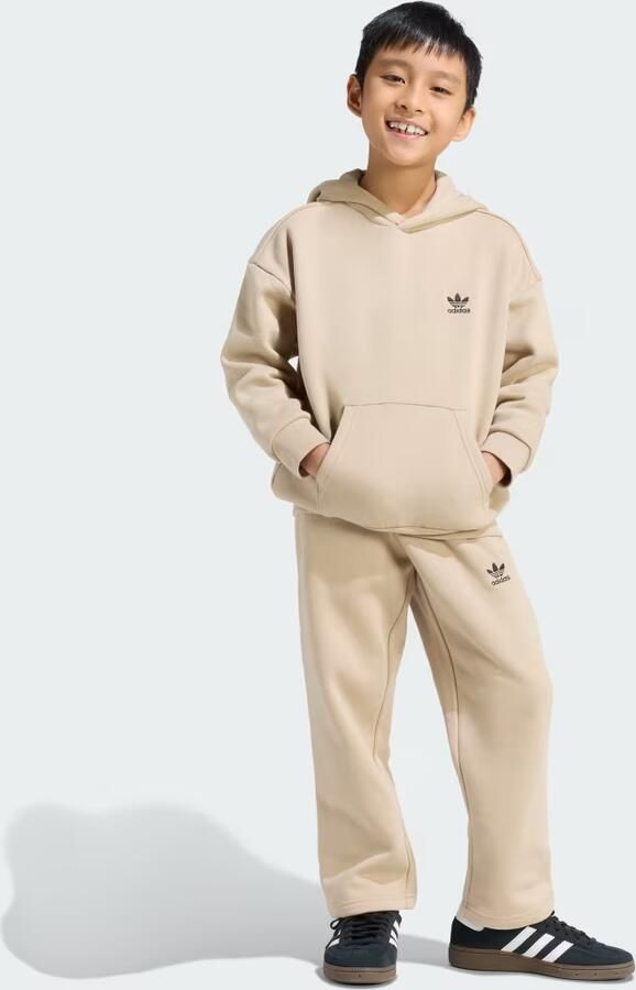Adidas Oversized Hoodie Open Hem Broek Set