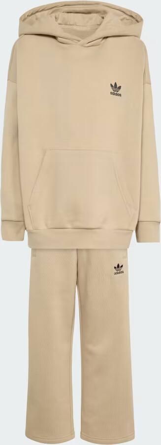 Adidas Oversized Hoodie Open Hem Broek Set - Foto 6