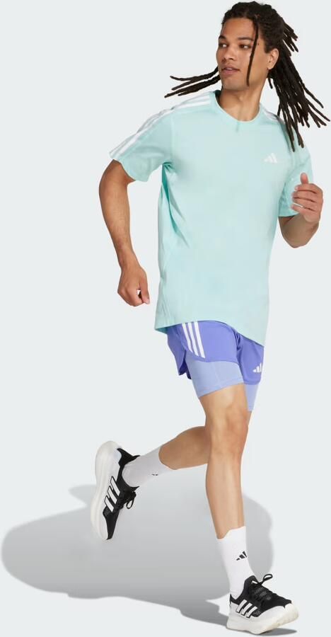 Adidas Own the Run 3-Stripes 2-in-1 Short - Foto 6