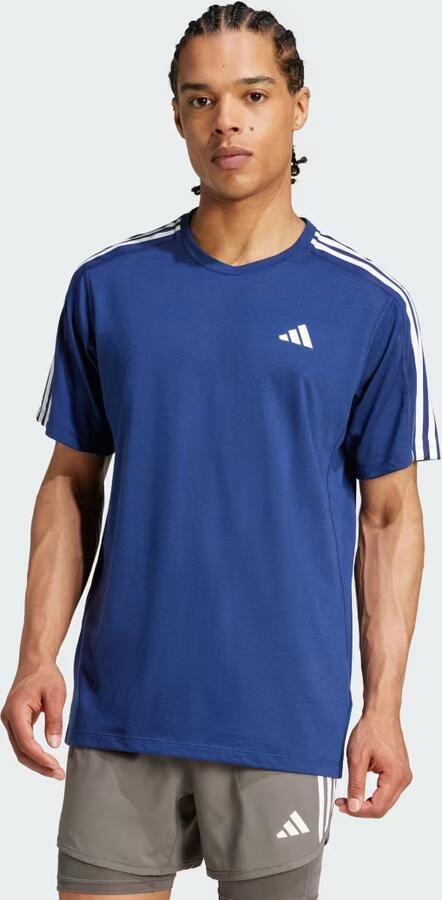Adidas Own The Run 3-Stripes Shirt Heren