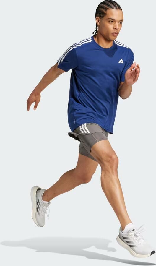 Adidas Own The Run 3-Stripes Shirt Heren - Foto 5