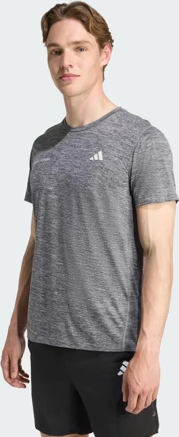 Adidas T-shirt Own The Run Melange 100 % polyester (recyclé)