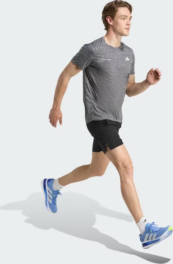 Adidas T-shirt Own The Run Melange 100 % polyester (recyclé) - Foto 3