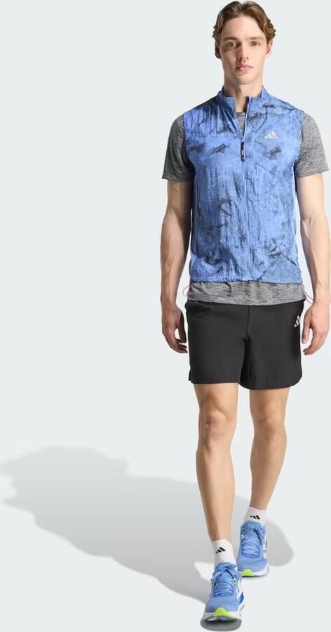 Adidas T-shirt Own The Run Melange 100 % polyester (recyclé) - Foto 5
