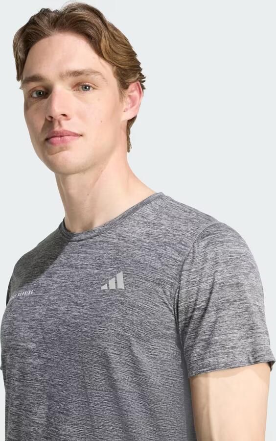 Adidas T-shirt Own The Run Melange 100 % polyester (recyclé) - Foto 4