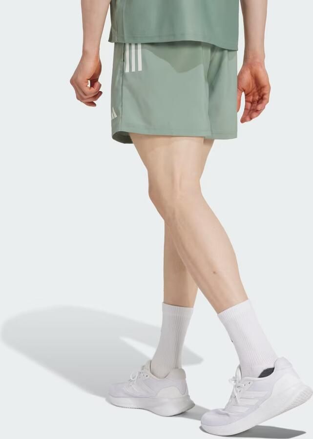 Adidas Own the Run Short Groen- Heren Groen - Foto 5