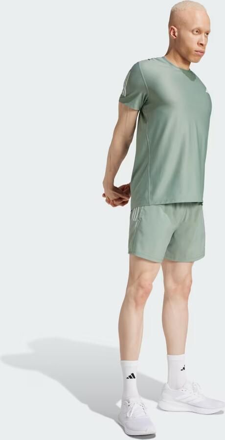 Adidas Own the Run Short Groen- Heren Groen - Foto 6