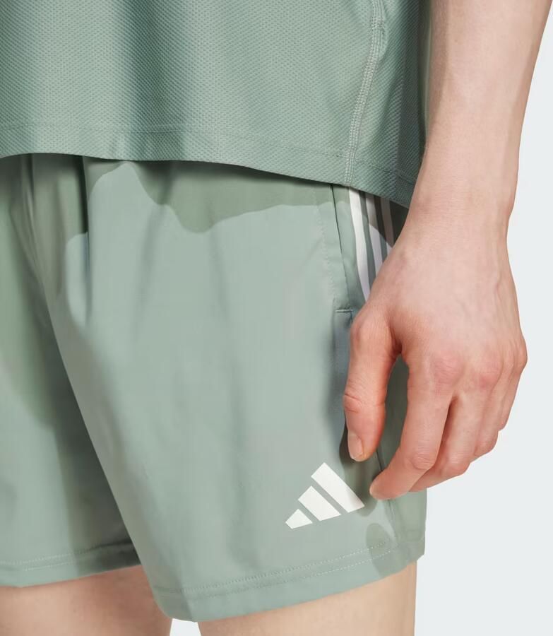 Adidas Own the Run Short Groen- Heren Groen - Foto 3