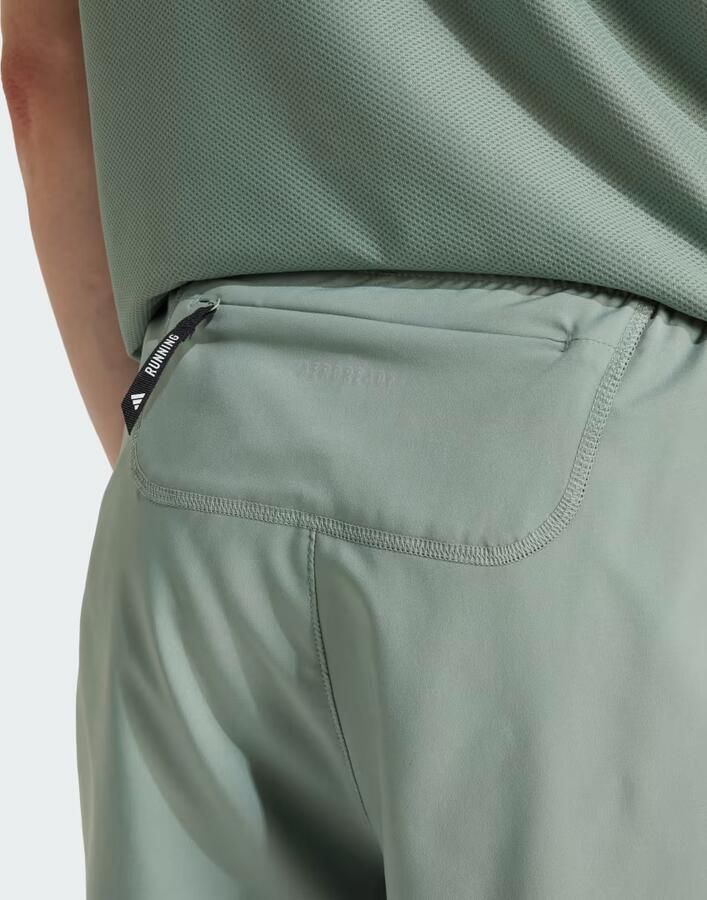 Adidas Own the Run Short Groen- Heren Groen - Foto 4