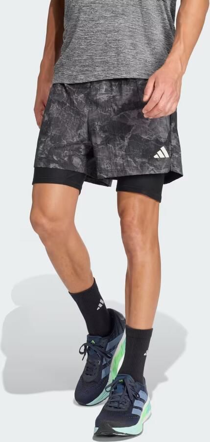 Adidas Own The Run Spray Dye 2-In-1 Short - Foto 6