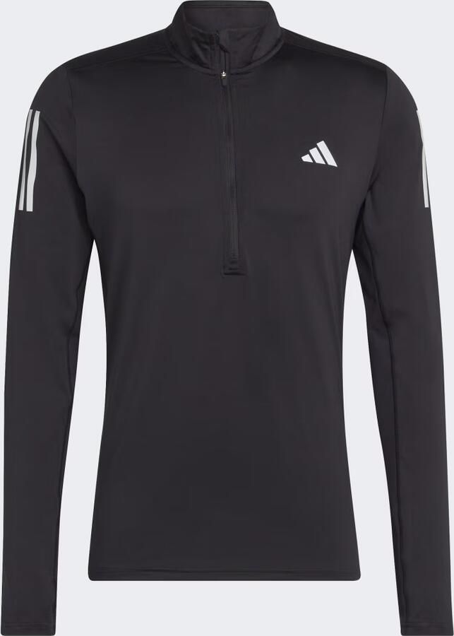 Adidas Performance Own the Run Sweatshirt met Korte Rits - Foto 3