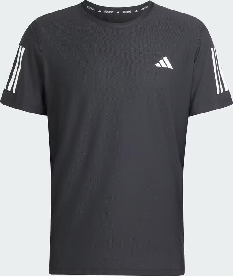Adidas Own the Run T-shirt Zwart- Heren Zwart