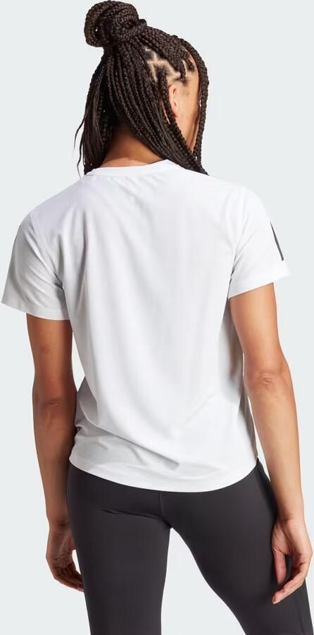 Adidas Own The Run Tee T-shirt White Dames - Foto 5