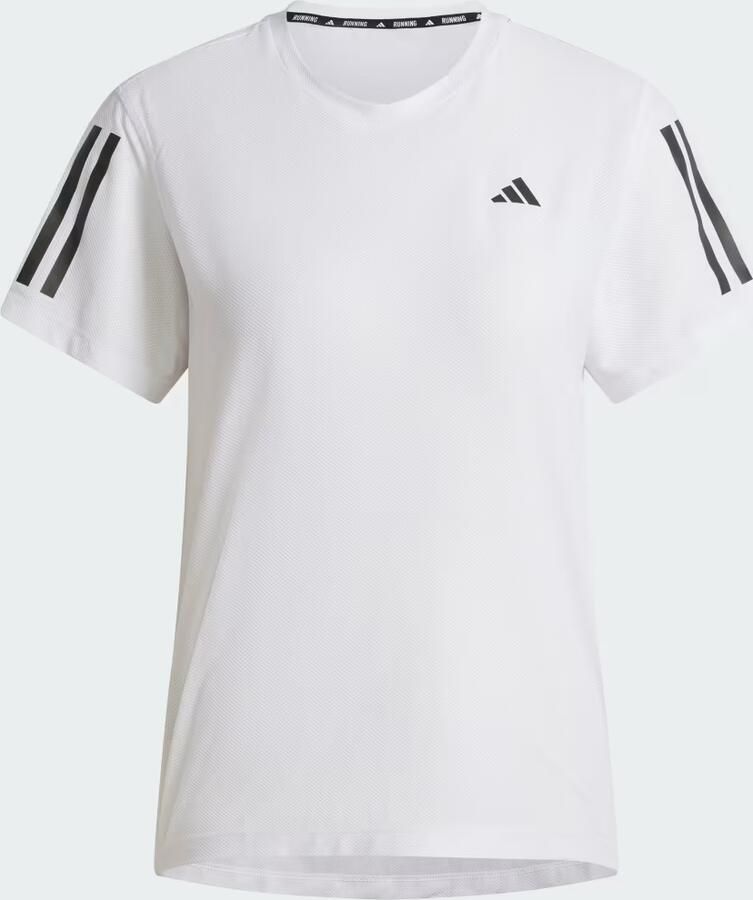 Adidas Own The Run Tee T-shirt White Dames - Foto 3