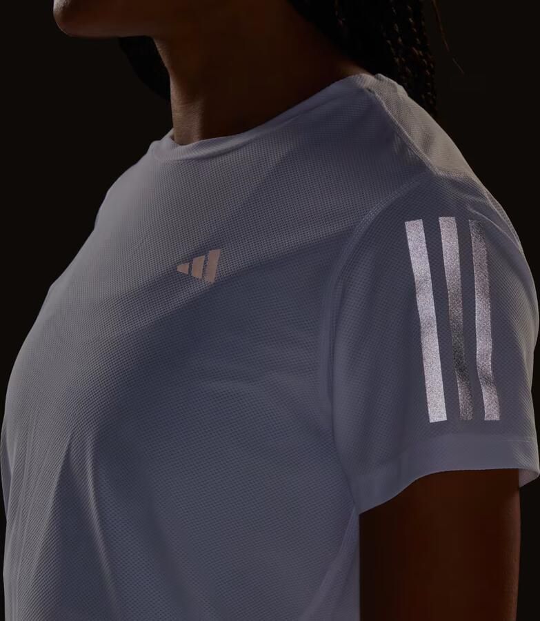 Adidas Own The Run Tee T-shirt White Dames