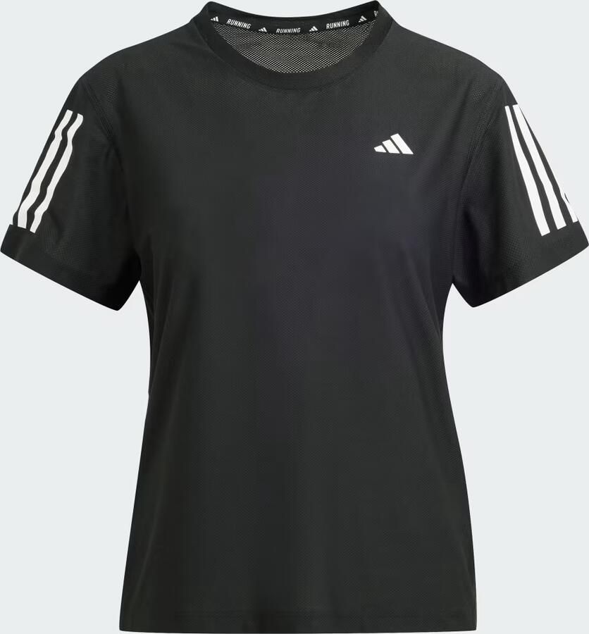 Adidas Own The Run T-Shirt Zwart- Dames Zwart