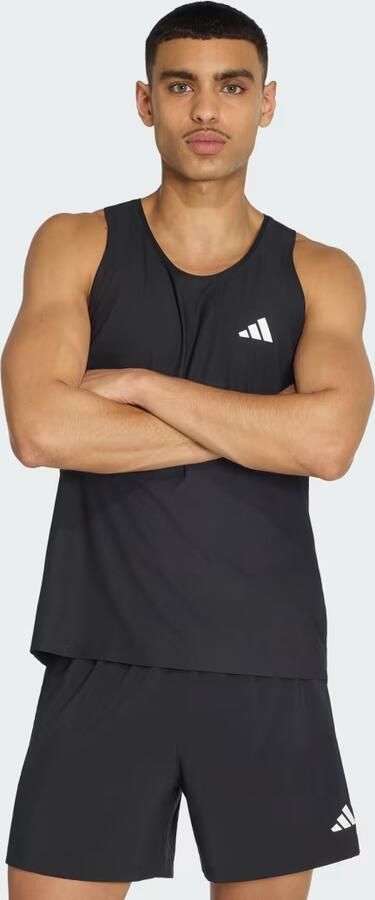 Adidas Own The Run Tanktop Zwart- Heren Zwart - Foto 6