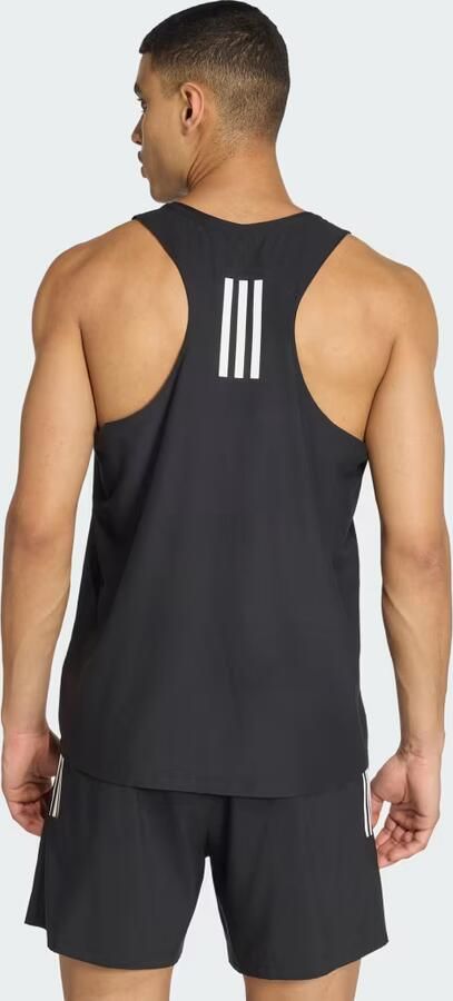 Adidas Own The Run Tanktop Zwart- Heren Zwart - Foto 12