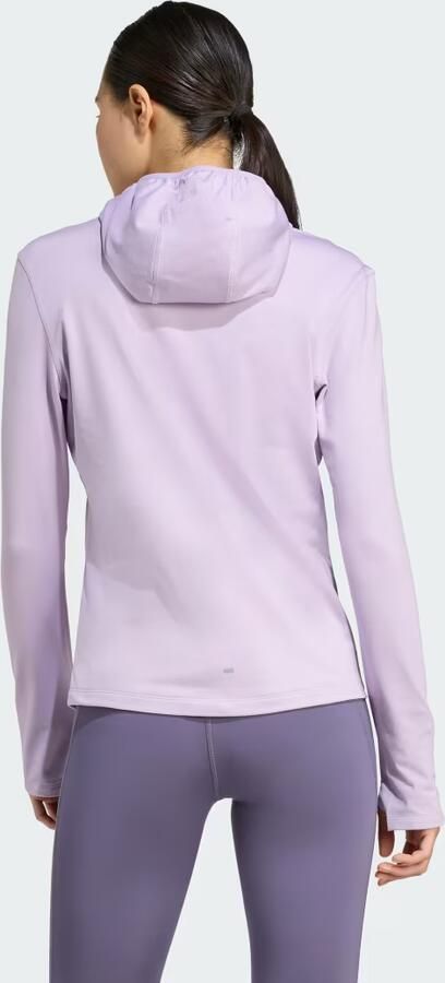 Adidas Own The Run Winterized Hoodie met Halflange Rits - Foto 6