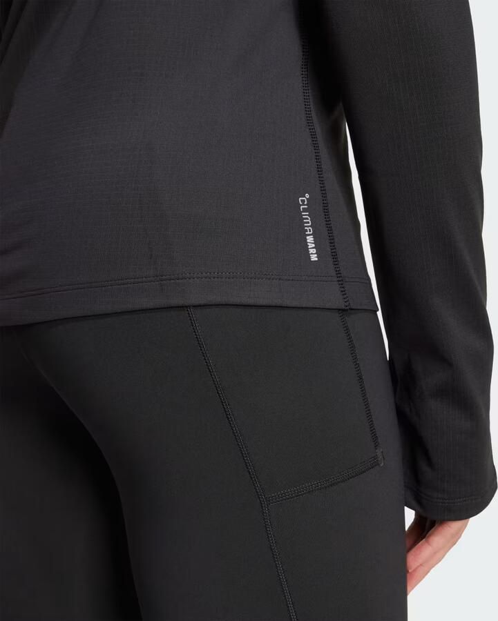 Adidas Own The Run Winterized Hoodie met Halflange Rits - Foto 2