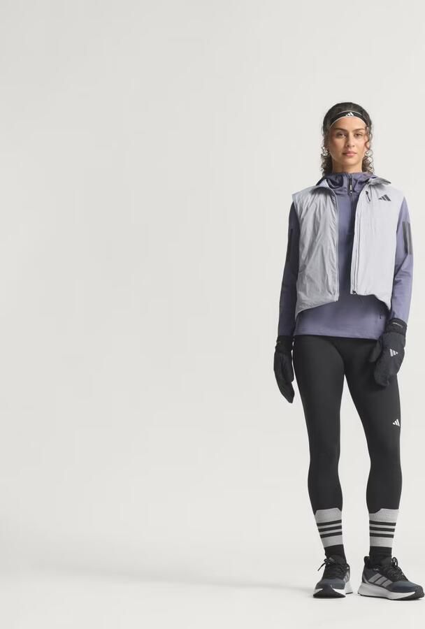 Adidas Own The Run Winterized Hoodie met Halflange Rits - Foto 6