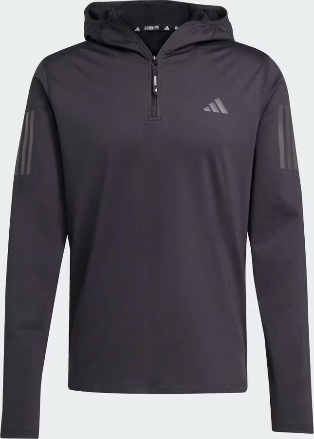 Adidas Own The Run Winterized Hoodie Met Halve Rits - Foto 3