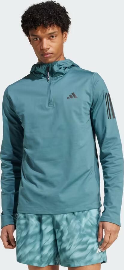 Adidas Own The Run Winterized Hoodie Met Halve Rits - Foto 6