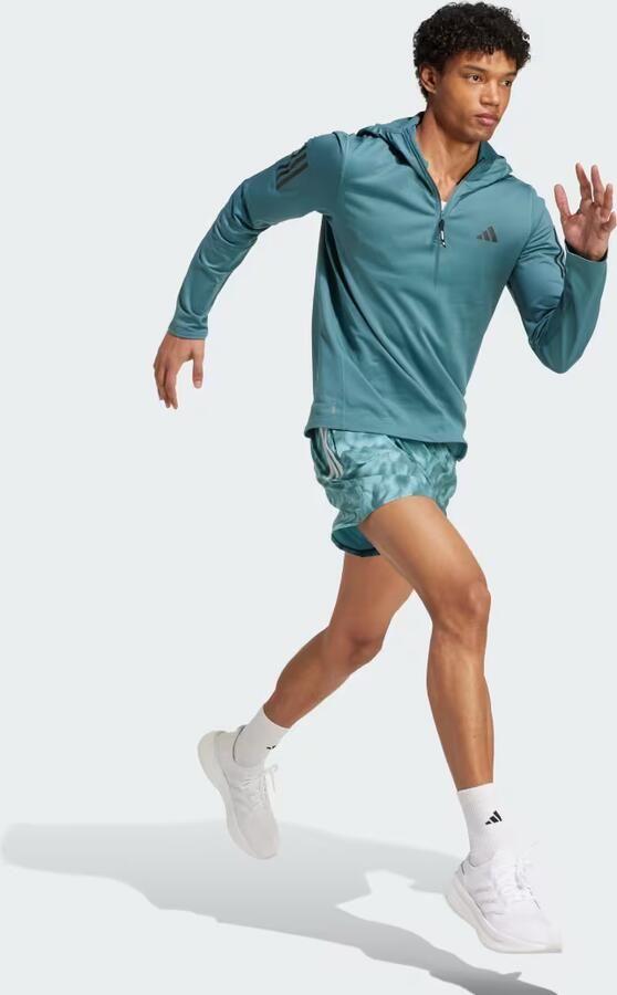 Adidas Own The Run Winterized Hoodie Met Halve Rits - Foto 4