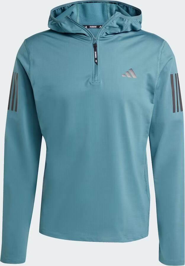 Adidas Own The Run Winterized Hoodie Met Halve Rits - Foto 3