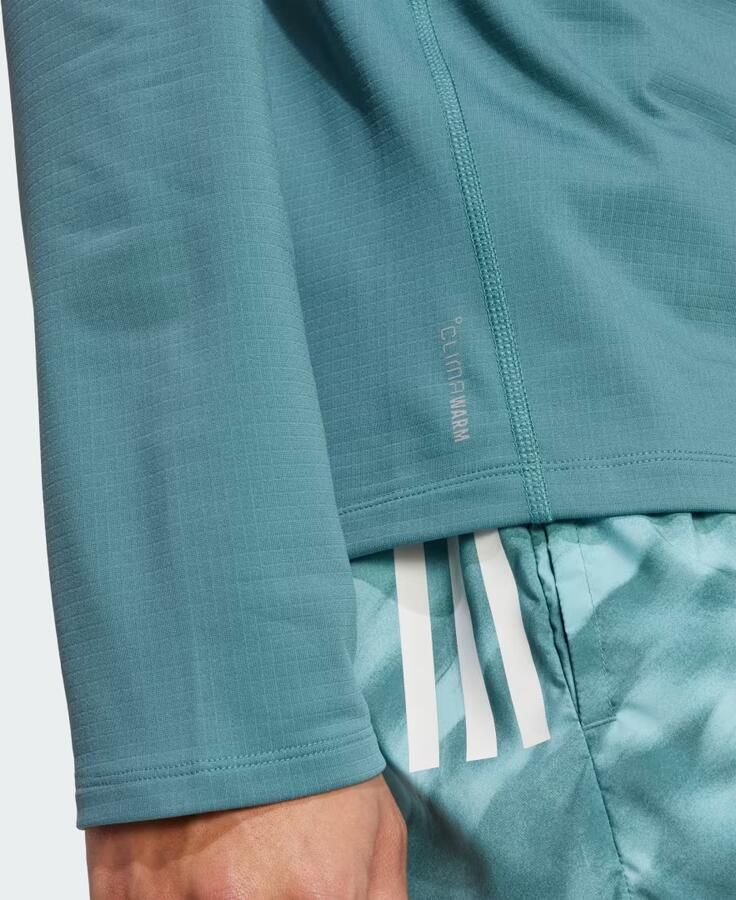 Adidas Own The Run Winterized Hoodie Met Halve Rits