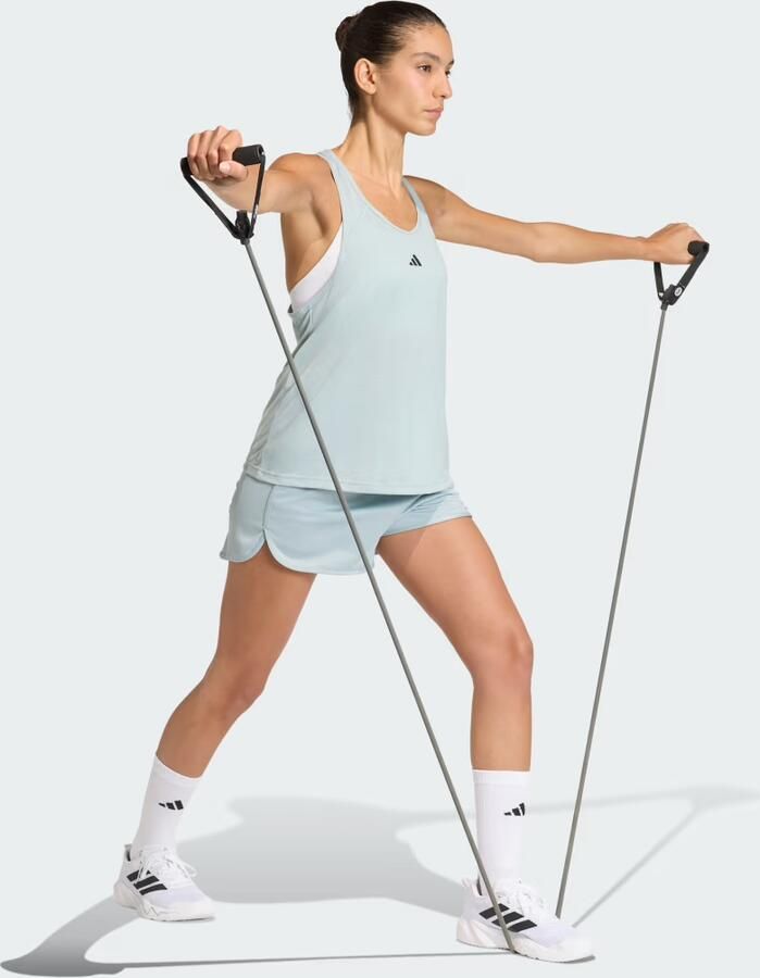 Adidas Pacer Essentials Knit High-Rise Short - Foto 4