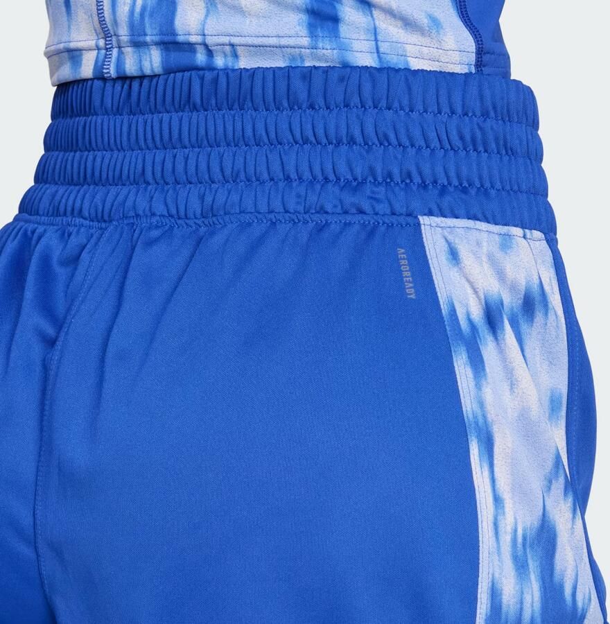 Adidas Pacer Training Essentials Allover Print Flower Tie-Dye Knit Short - Foto 2