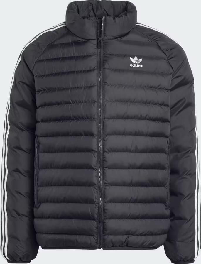 Adidas Originals Gewatteerd jack met labelstitching