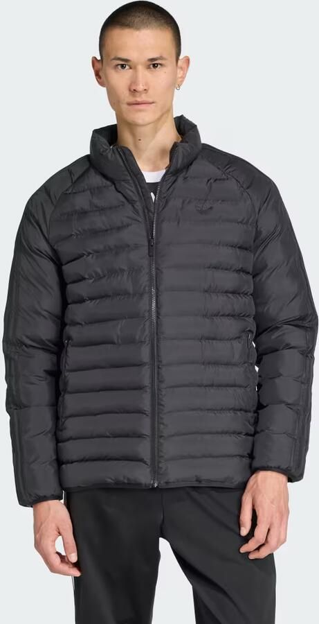 Adidas Originals Gewatteerd jack met opstaande kraag en logoprint - Foto 6