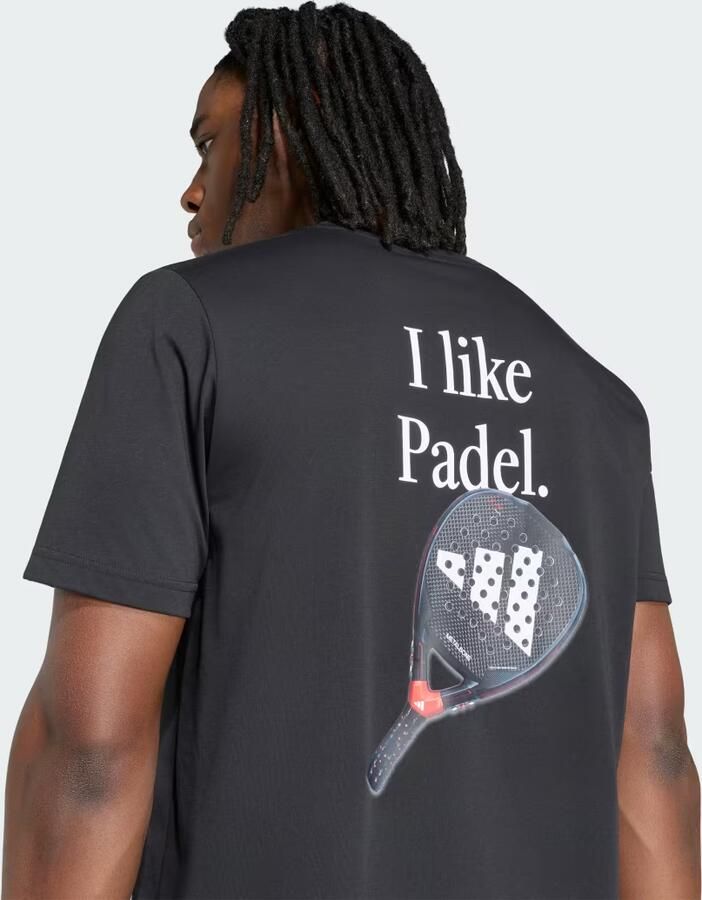 Adidas Padel Zone Graphic Shirt Heren - Foto 4