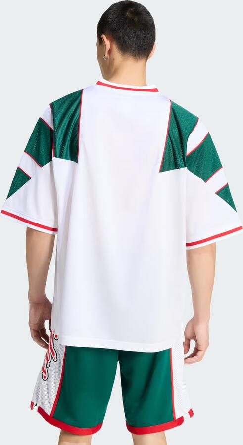 Adidas Originals Mesh 3-Stripes Jersey Wit- Heren Wit - Foto 6