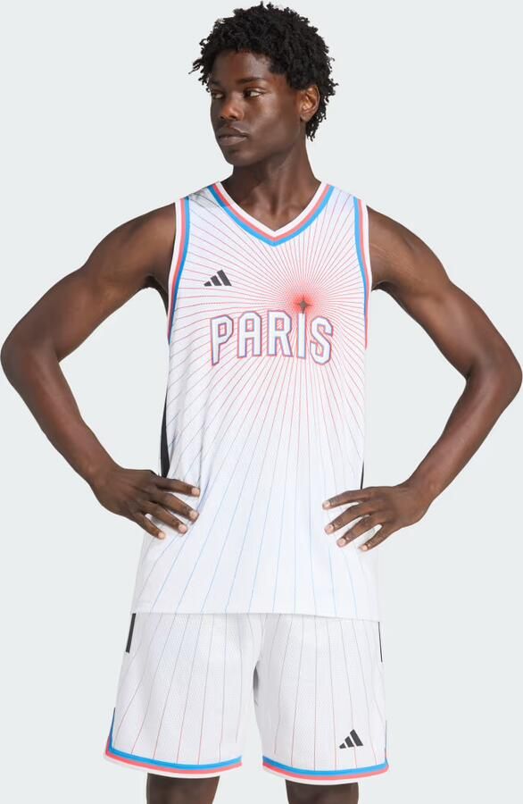 Adidas Paris Basketball Uitshirt Heren
