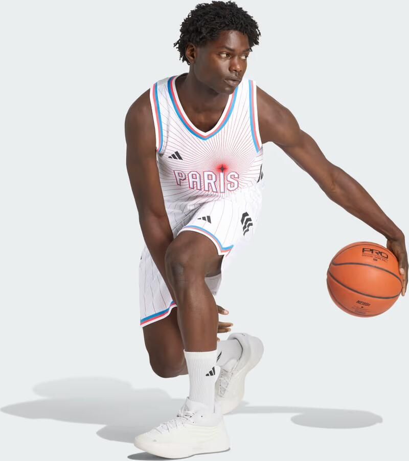 Adidas Paris Basketball Uitshirt Heren - Foto 4