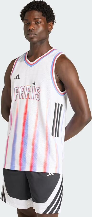 Adidas Paris Basketball Uitshirt Mannen