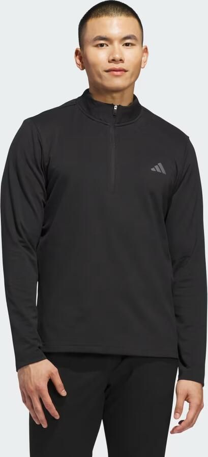 Adidas PERFORMANCE 3-STRIPE Sweatshirt MET KORTE RITS