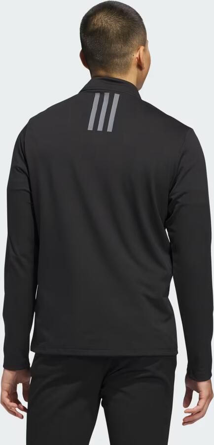 Adidas PERFORMANCE 3-STRIPE Sweatshirt MET KORTE RITS - Foto 5