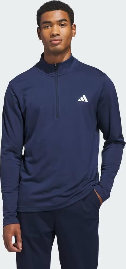 Adidas PERFORMANCE 3-STRIPE Sweatshirt MET KORTE RITS