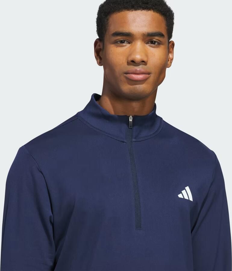 Adidas PERFORMANCE 3-STRIPE Sweatshirt MET KORTE RITS - Foto 2