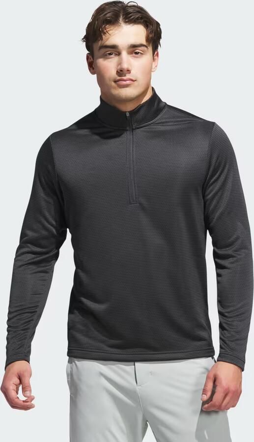 Adidas Performance Printed Pullover met Korte Rits